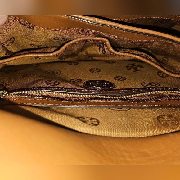 Tory Burch Leather Saddle Bag - Picture 9 of 10